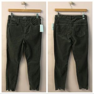 Mother High Waisted Looker Ankle Chew Corduroys